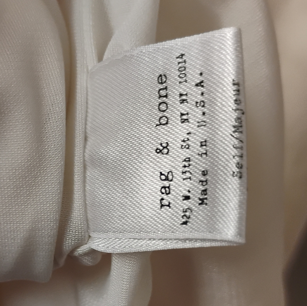 Rag & Bone Women's Cropped Sleeve Mini Dress Sz 0 - Picture 5 of 5